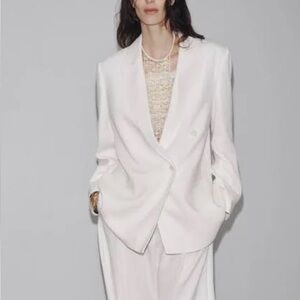 NEW Linen Blend ZARA Blazer, M/L
